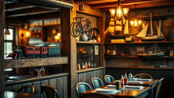 5 ideias para integrar miniaturas de transporte em ambientes gastronômicos