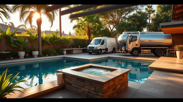 5 motivos para considerar caminhão-pipa em áreas gourmet com piscina