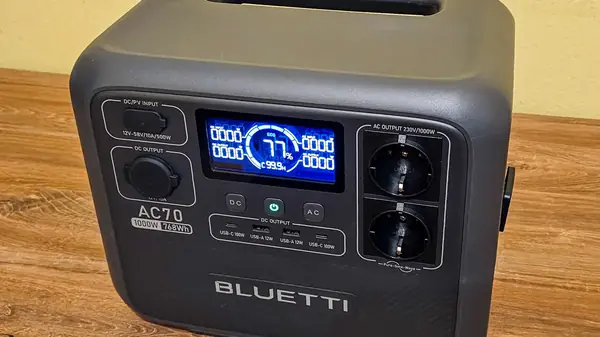 Entendendo a BLUETTI AC70 para Cozinhar