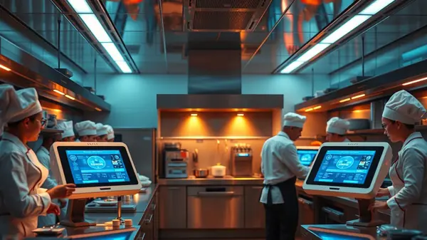 Por que terminais digitais são essenciais para cozinhas profissionais